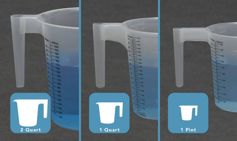 Three MaC Pitcher sizes are available